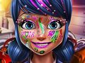 Gioco Trucco di capodanno ragazza punteggiato  in linea