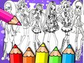Gioco Libro da colorare di Monster High  in linea