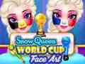 Gioco Coppa del mondo regina delle nevi viso art  in linea