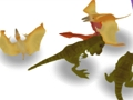 Gioco I dinosauri si uniscono e combattono  in linea