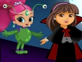 Gioco Nick jr. Sfilata di travestimenti di Halloween  in linea
