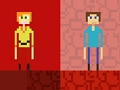 Gioco Stickman Steve contro Alex Nether  in linea