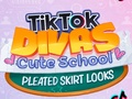 Gioco TikTok Divas Aspetto carino della gonna a pieghe della scuola  in linea
