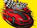 Gioco Ritorno a scuola: libro da colorare di auto da corsa  in linea