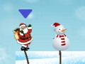 Gioco Salto del pupazzo di neve di Babbo Natale  in linea