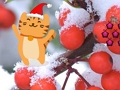 Gioco Forega della foresta di berri di gatti di Natale in linea