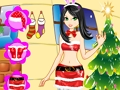 Gioco Vestire la ragazza di Natale  in linea