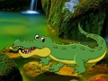 Gioco Fuga dalla foresta delle cascate dei coccodrilli  in linea