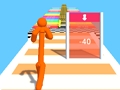 Gioco Corsa uomo alto collo lungo  in linea