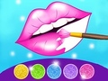 Gioco Gioco da colorare labbra glitterate  in linea