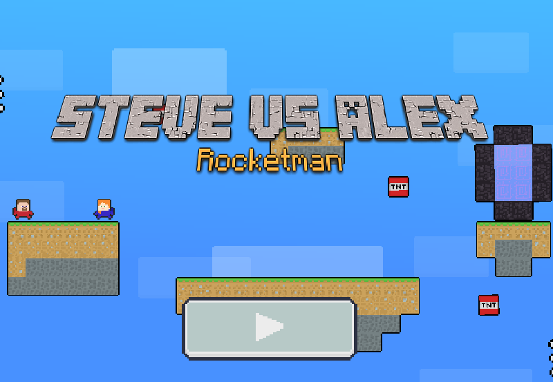 Gioco Steve contro Alex Rocketman  in linea
