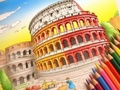Gioco Libro da colorare: il Colosseo romano  in linea