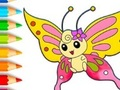 Gioco Libro da colorare: Farfalla  in linea