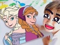 Gioco Libro da colorare: congelato  in linea