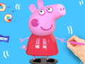 Gioco Libro da colorare: Peppa Pig  in linea