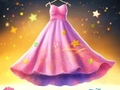Gioco Libro da colorare: abito da principessa  in linea