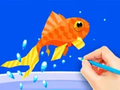 Gioco Libro da colorare: Pesce  in linea