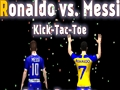 Gioco Messi contro Ronaldo Kick Tac Toe  in linea