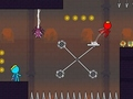 Gioco Stickman rosso e blu 2  in linea