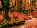 Gioco Fuga autunnale nel cortile  in linea