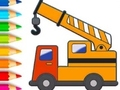 Gioco Libro da colorare: Gru  in linea