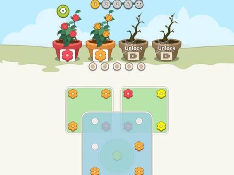 Gioco Collezione di fiori in linea