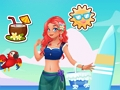 Gioco Ragazza in spiaggia  in linea