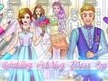 Gioco Matrimonio da colorare vestire  in linea