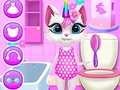 Gioco Cura quotidiana dell'unicorno di Kitty  in linea