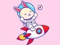 Gioco Libro da colorare: Astronauta Coniglio  in linea