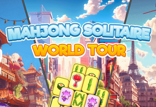 Gioco Solitario Mahjong: Tour mondiale  in linea