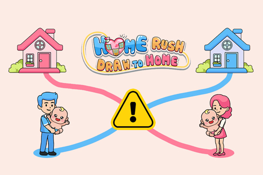 Gioco Home Rush Disegna a casa  in linea