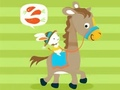Gioco Libro da colorare: Cavallo da equitazione  in linea