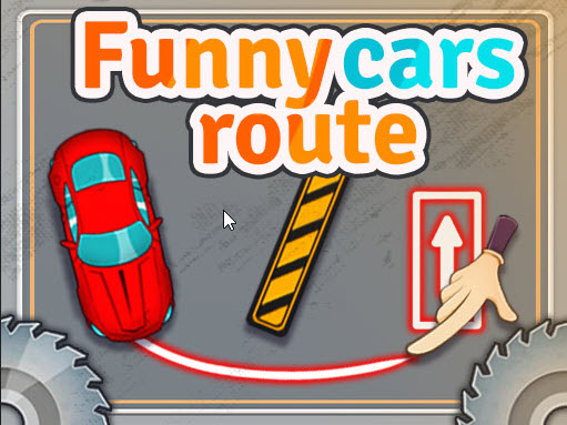 Gioco Itinerario di auto divertenti  in linea
