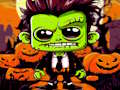 Gioco Puzzle di Halloween con Franky e il vampiro  in linea