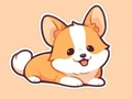 Gioco Libro da colorare: Corgi  in linea