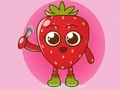 Gioco Libro da colorare: deliziose fragole  in linea