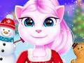 Gioco Gioco di decorazioni natalizie per ragazze gatto  in linea