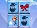 Gioco Memoria delle carte mescolate in inverno  in linea