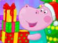 Gioco Calendario natalizio di ippopotamo  in linea