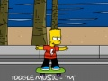 Gioco Bart Simpson Skateboarding  in linea