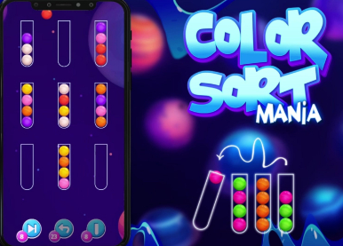 Gioco Mania dell'ordinamento dei colori  in linea