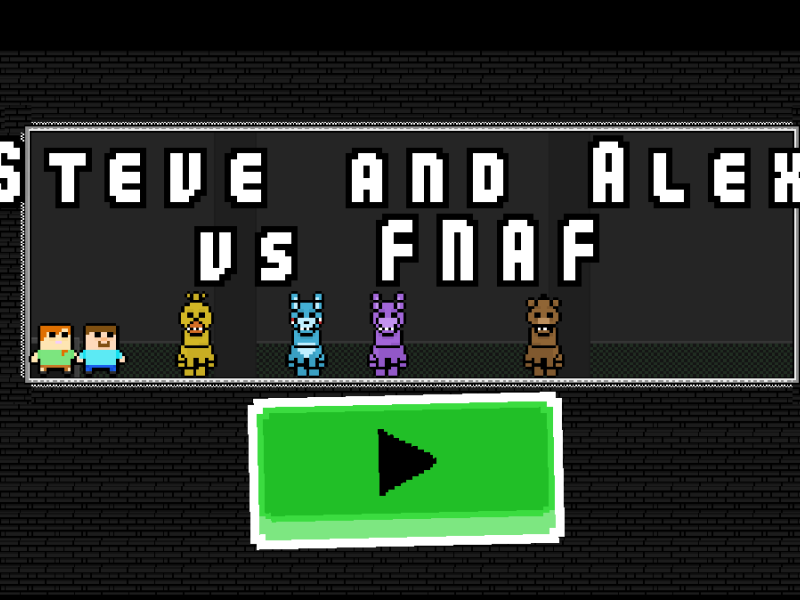 Gioco Steve e Alex contro la Fnaf  in linea