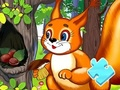 Gioco Puzzle: cibo in pelle di scoiattolo  in linea
