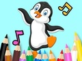 Gioco Libro da colorare: Pinguino Danzante  in linea