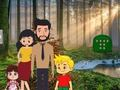 Gioco Fuga della famiglia dalla foresta  in linea