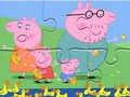 Gioco Puzzle: Peppa Pig dà da mangiare alle anatre  in linea