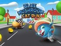 Gioco Corsa per gatti con funghi blu  in linea