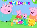 Gioco Puzzle: picnic in famiglia di Peppa Pig  in linea