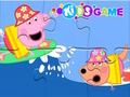 Gioco Puzzle: Peppa Pig in navigazione sul mare  in linea